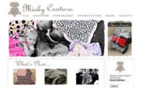 Website Design for Minky Couture