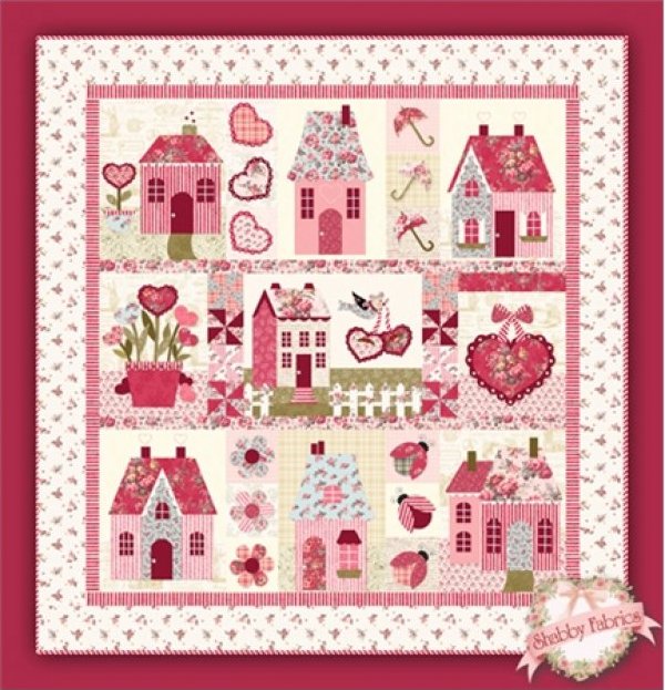sweetheart houses pattern by shabby fabrics sweetheart houses pattern by shabby fabrics