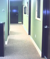 doors match receptionist desk