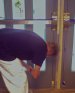 Tighting screws on interior metal door & window casings