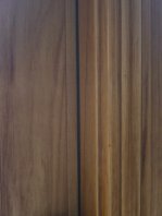 Closeup of grain and door molding