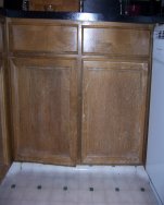 Damaged kitchen cabinet doors