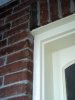 This is a closeup view of the left side of the exterior casing.