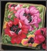 needlepoint pillow kit poppies