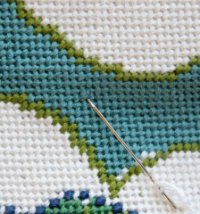 needlepoint stitch tension