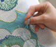 needlepoint stitching technique