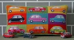 Kirk & Hamilton needlepoint kit mini cars