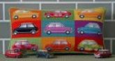 Kirk & Hamilton needlepoint pillow kit Pop Art Mini Cars