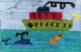 needlepoint kits for kids ship ahoy