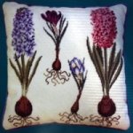 needlepoint kit hyacinths and crocus