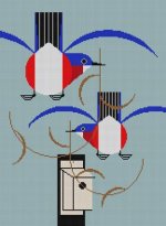 Charley Harper needlepoint