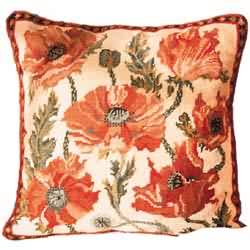 poppies needlepoint kit