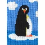 needlepoint kits for beginners - penguin
