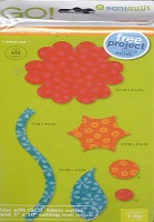 Accuquilt Go Die, Round Flower Fabric die cut