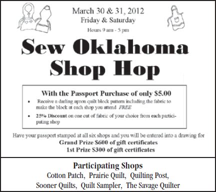 Sew Oklahoma Shop Hop
