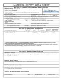 SS DuraGloss 50+ Lithium Sealer MSDS