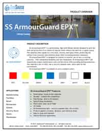 SS ArmourGuard EPX Industrial Colored Top Coat Finish and Surface Hardener Overview