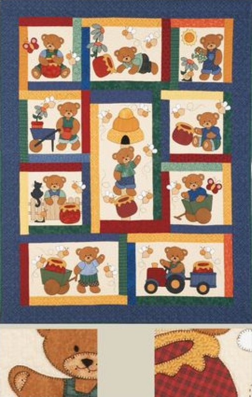 Honey Bears by Kids Quilts Ltd