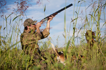 Dressing for Hunting, Eyeshields with Hunting Scopes