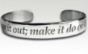 Sterling Silver Quilter's Jewelry, Use it Up Bracelet