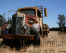 116 Truck Giclee Print, Farm Equipment, Northern California Photography