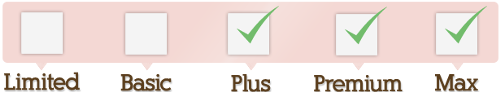 This feature is included in the Plus, Premium, and Max packages.