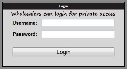 Give wholesalers a separate login.