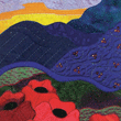 Joyce Cambron, Dahlia quilt design, Spinning Cartwheel, freezer paper sewing techniques