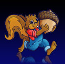 Dakota Collectibles squirrel logo