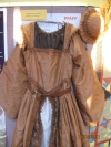 renaoissance dress and hat