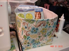Molli Frey's fabric cube