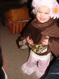 Molli Frey's homemade clothes