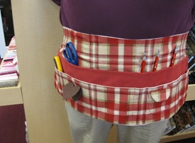 Tracy Henschen's apron