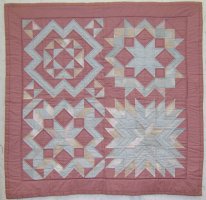 Julie's first quilt "Star Sampler" 1991
