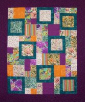 "Purple Paradise" by Julie Holbrook 2012 Pattern is "Perfect Ten"