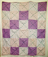 Celeste's first pieced quilt 1992