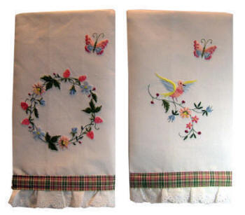 Garden Embroidery Designs hover to zoom Here Are Two Different Examples Of Our Linen Guest Towels Embroidered With Three Different Garden Party Designs Garden Embroidery Designs detail 2 of floral garden stitched by sue scorgie Here Are Two Different Examples Of Our Linen Guest Towels Embroidered With Three Different Garden Party Designs