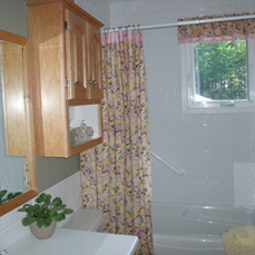 Katherine Anne's New Shower Curtain from Sandras Shower Curtain & Topper class