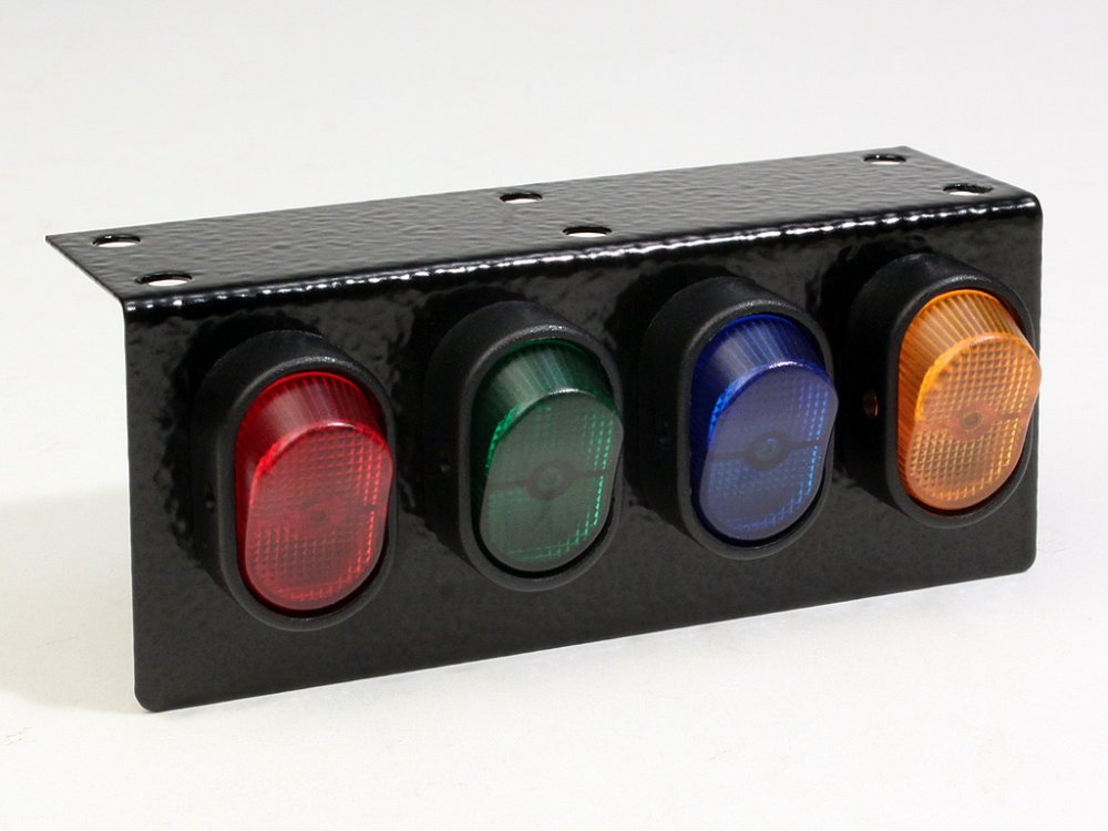 Universal UnderDash Switch, Control & Accessory Panels
