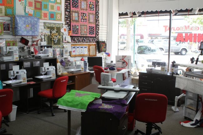 Bernina Display Before Remodel