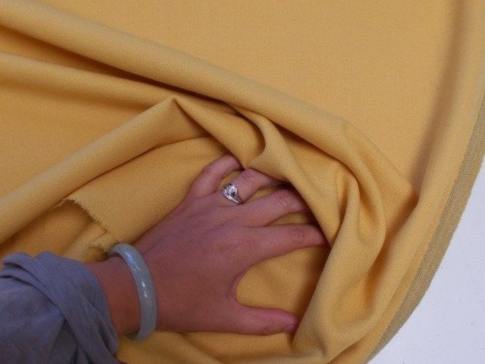 Wool Crepe - Curry Yellow
