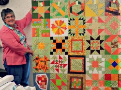 Building Blocks to the Moon Fabric Challenge