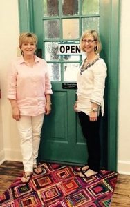 Cindy and Paula on opening day!