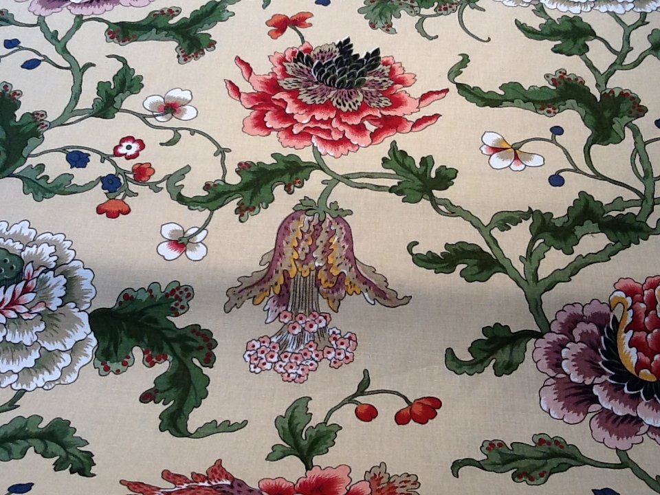 Brunschwig & Fils Athos Chotard Paris Mario Buatta Cotton Floral Fabric
