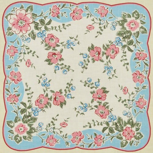 Hanky Panky Handkerchief Panel Vintage 2/3 yd ADZ13217200 13228