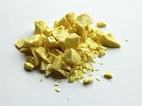 Lemon yellow sintered microcrystals