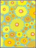 1359 Kaffe yellow cogs