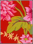 1365 Kaffe red floral