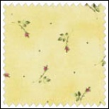 1439 Wild Rose Flower Buds on yellow