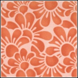 M.1475 fandango tonal red flowers